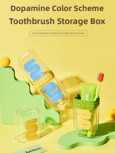 COLORFUL SUMMER DRESS | Travel Portable Toothbrush and Toothpaste Set for Couples and Children
