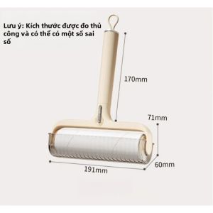 Cây Lăn Bụi Dính Dễ Xé Dùng Trong Gia Đình Chổi Dính Quần Áo Ghế Sofa Dụng Cụ Loại Bỏ Lông Thú Cưng Bụi Bẩn Cho Mèo Và Chó Có Thể Tái Sử Dụng
