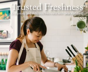 SHARP Inverter Refrigerator SJ-PG60P2 (Black/Dark Silver) - 600L Capacity, J-Tech Inverter Technology, Plasmacluster Ion, ActiFresh Hybrid Cooling