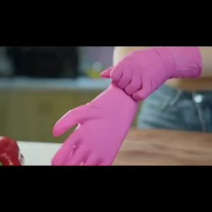 Găng Tay Nitrile Màu Hồng Găng Tay Làm Việc An Toàn Dùng Một Lần Màu Hồng Fuchsia Để Vệ Sinh Gia Đình Và Làm Vườn Găng Tay Bảo Hộ Không Chứa Bột Cao Su