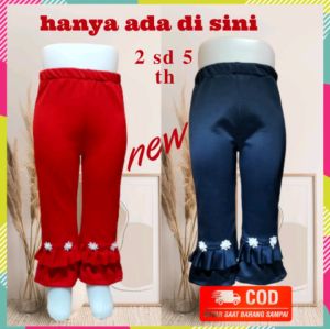 Celana Cutbray Anak Perempuan Harian Murah Terbaru usia 1 2 3 4 5 6 Tahun