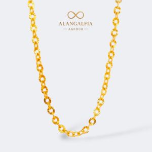 Kalung Nuri Ukir Anti Karat Tidak Luntur Realpict