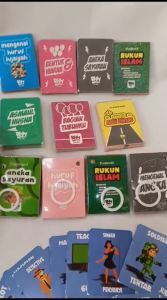 Flash Card // Mainan Edukasi Kartu Pintar Anak Balita // Binatang Darat // Binatang Darat // Huruf Hijaiyah // Abjad