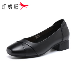 Reddragonfly | Comfortable Standing Low Heel Leather Shoes
