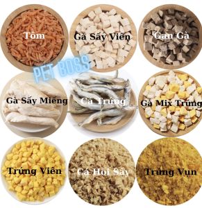 THỊT SẤY KHÔ CHO MÈO CHÓ HAMSTER 50GR DINH DƯỠNG MỖI NGÀY CHO PET