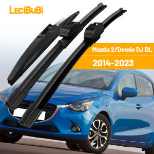 For Mazda 2 Demio DJ DL 2014-2023 1set Front & Rear Windshield Wiper Blades Windscreen Wipers 2015 2016 2017 Accessories