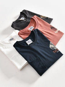 เสื้อยืดคอกลมแขนยาวผู้ชายฤดูใบไม้ร่วง สวมใส่สบาย ผ้าผสมคอตตอนและโพลีเอสเตอร์ ผลิตในจีน แฟชั่นฤดูใบไม้ร่วง