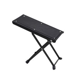 IRIN | IRIN Guitar Footrest Pedal Metal Footboard Height Adjustable Non-Slip Pads Foldable Support Foot Stool Sturdy Guitar Parts