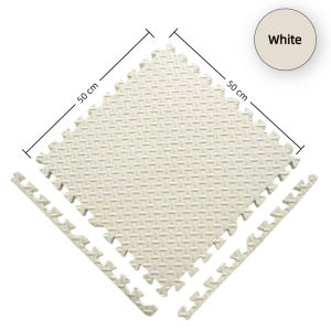 🌟แผ่นรองคลาน EVA 60x60 ซม. หนา 1.2 ซม. ปลอดภัยเด็ก กันกระแทก ขอบปิด 2 ด้าน คละสีได้ ทำความสะอาดง่าย🔥