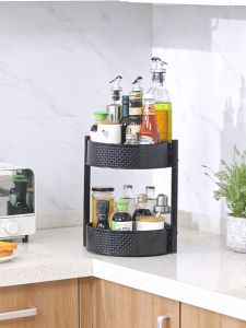 Kitchen 360degree Rotating Rack / Spice Rack / Lazy Susan [Dear J]
