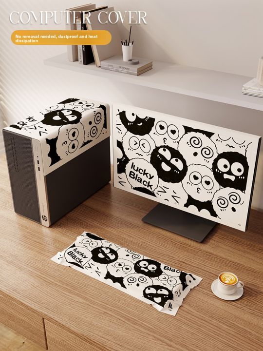 Computer Set Cover YINSHANG | New Set of 3 Dust Covers for Desktop Computer Case, Monitor ...