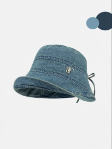 Face Slimming Sun Protection Hat Long Visor Denim