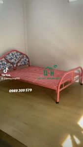 GIƯỜNG SẮT ỐNG TRÒN GIÁ RẺ TẠI XƯỞNG - GIƯỜNG LẮP RÁP DỄ DÀNG