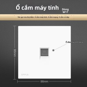 OPPLE | Bảng Mạng Cat 6 Gigabit Cổng Đơn/Kép