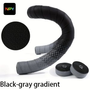 NPY | NPY Road Bike Bar Tape Ultra-light Gradient Bicycle Handlebar Strap Breathable PU EVA Anti Slip Handle Belt Shock Absorption