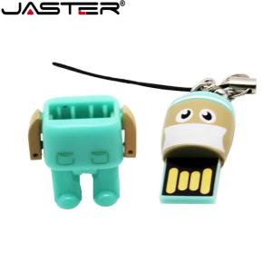 Cartoon Pen Drive 128GB Doctor Memory Stick 64GB Free Chain USB Flash Drive 32GB Plastic Storage Devices 16GB Cute Pendrive 8GB