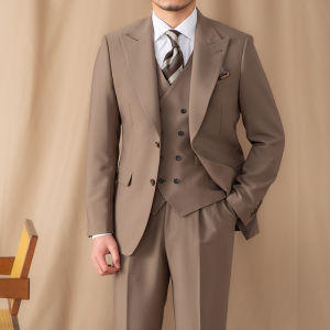 Fashion Party Tailored Notch Lapel Three Piece Suit