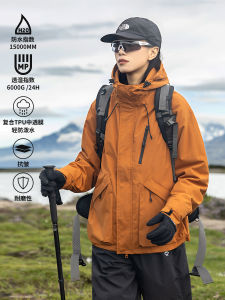 EFTC Spring Outdoor Camping Waterproof Casual Hooded Jacket Mens Climbing Shirt Womens Tibet Exploration Coat Youth Fashion Polyester Fiber