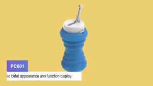 Sincecu 600ml Portable Folding Bidet for Personal Hygiene Folding Travel Bidet Toilet Shower Spray