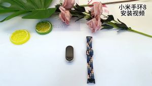 สายรัดข้อมือสำหรับ Xiaomi Mi band 9 สายนาฬิกาไนลอนเดี่ยวสายสายรัดข้อมือสำรองข้อมือเข็มขัดนิรภัยถัก Mi วง9 สาย miband 9 สายไนลอน mi band 8 miband 8 strap