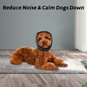 Dog Earmuffs Comfort Winter Warm Headband Pet Dog Ear Cover High Elastic Non Flap Ears Wrap Noise Protective Relieve Anxiety