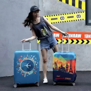 Luggage Cover /Elastic Suitcase Protector Travel Waterproof Dust Proof Luggage Cover Protector