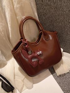 MY&FSNH | High-end Retro Oil Wax Leather Tote Bag