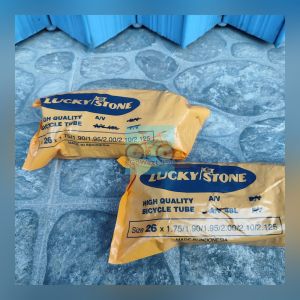 Ban Dalam Sepeda Ukuran 26 x 1.75 / 2.125 Lucky Stone Pentil Motor Mini MTB Gunung | High Quality