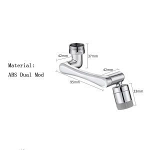 1080° Universal Rotation Faucet Extender Sprayer Head Kitchen Robot Arm Extension Faucets Mixer Aerator Bubbler Water Tap Nozzle