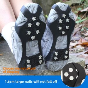 Non Slip Crampons Outdoor Hiking Hiking Handy Gadget Lightweight Simple Gaiters Adult and Children Winter Snow Shoe Cover