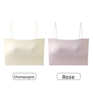 MiiOW | Wireless Strapless Bra Womens Push Up Gathered Small Chest Illusory Large Anti Sagging Side Breast Collection Backless Vest
