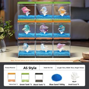 HUICHONG | Eco-friendly Multi-Grid Aquarium for Desktop and Home Use