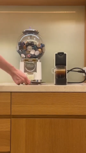 Capsule coffee gashapon machine egg twisting machine Capsule coffee storage machine gumball machine Blind box machine