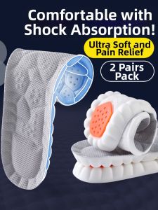 JVBV | Shock Absorption Anti-Odor Breathable Comfortable Tennis Sports Insoles