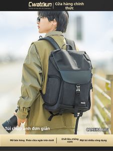 Túi Đựng Máy Ảnh Du Lịch Dung Lượng Lớn Kiểu Anh