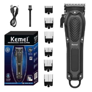Kemei | Máy Cạo Râu Không Dây Kemei KM-1071 Máy Cắt Tóc Điện Cho Nam Giới Lưỡi Dao Thép Không Gỉ Sạc USB Sử Dụng Được Khi Ướt/Khô