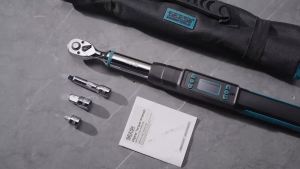 Seesii 3/8" Digital Torque Wrench Set 0–220 N·m LCD Display ±2% Professional Bicycle Motorcycle Car Automotive Tool