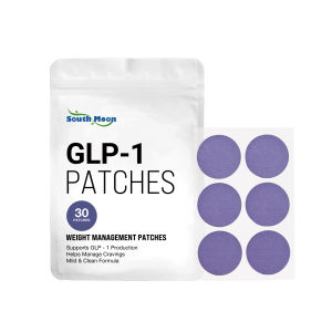 South Moon GLP-1 PatchFirming Skin and Body Shaping Care PatchBody Care Pat-ch Gentle Soothing Massage for Women GirlsNatural Ingredient GLP-1 Transdermal Patches Support for Women & Men GLP1 Probiotic for Immune Gut Energy Overall Health