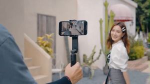 RTAKO Phone Gimbals 2-Axis Smartphone Foldable camera for Anti Shake Selfie Stick with tripad 360 Expandable Handheld cellphone Gimbal Stabilizer for iPhone and Android Vlogging YouTube TikTok Video holder