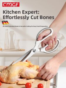 CMGF | High-Strength Sharp Kitchen Scissors for Cutting Meat and Bones