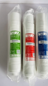 Bộ 3 lõi lọc đúc 123 Aqualife dùng cho máy lọc nước RO