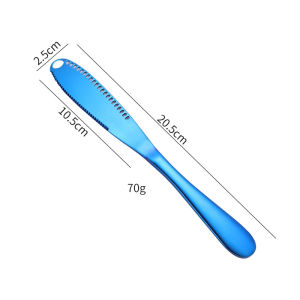 Stainless Steel Multicolor Butter Knife Cream Knife Cheese Knife Jam Spreaders Toast Breakfast Utensil Bread Knife Kitchen Tools
