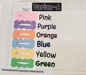 JEPIT TIPTOP IMPORT KOREA 5CM / JEPIT PONI PASTEL / JEPITAN PONI LUCU / HAIR CLIP KOREAN - 1PCS