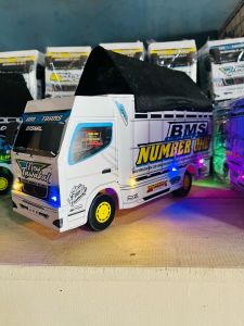 mainan truk oleng new tawakal termasuk terpal dan lampu mainan edukasi Anak-anak mainan konstruksi