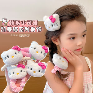 Cartoon Cat BB Clip Girls Hair Accessories Sweet Headwear Versatile Side Bangs Hair Grips Childrens Fashion Accessories
