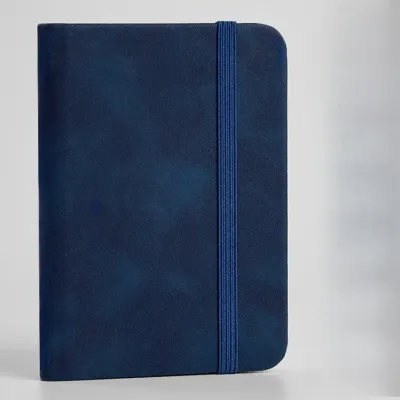 New Portable A7 Notebook Pocket PU Cover Mini Notepad Writing Paper Memo Pad Diary Book Office Supplies
