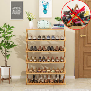 Big Home ชั้นวางรองเท้าไม้ ไม้ ตู้รองเท้า ตู้เก็บรองเท้า ตู้ใส่รองเท้า ตู้วางรองเท้า ที่วางรองเท้า ชั้นรองเท้า กล่องเก็บรองเท้า shoe rack