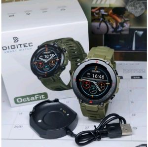 AL- Jam Tangan Smart Watch Outdoor Digitec Octafit Original Water Resistant Tahan Air Pria Wanita Garansi