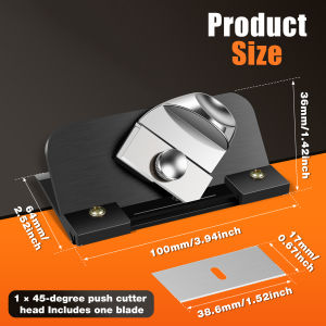 Retractable Mat Blade 45° Bevel Cutter Mat Board Cutting Tool for Framing Artwork Custom Mat Board Picture Frames Core Board