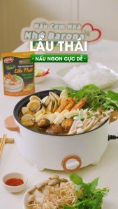 Nước Dùng Lẩu Thái Barona 180g tươi ngon chuẩn vị không cần nêm nếm